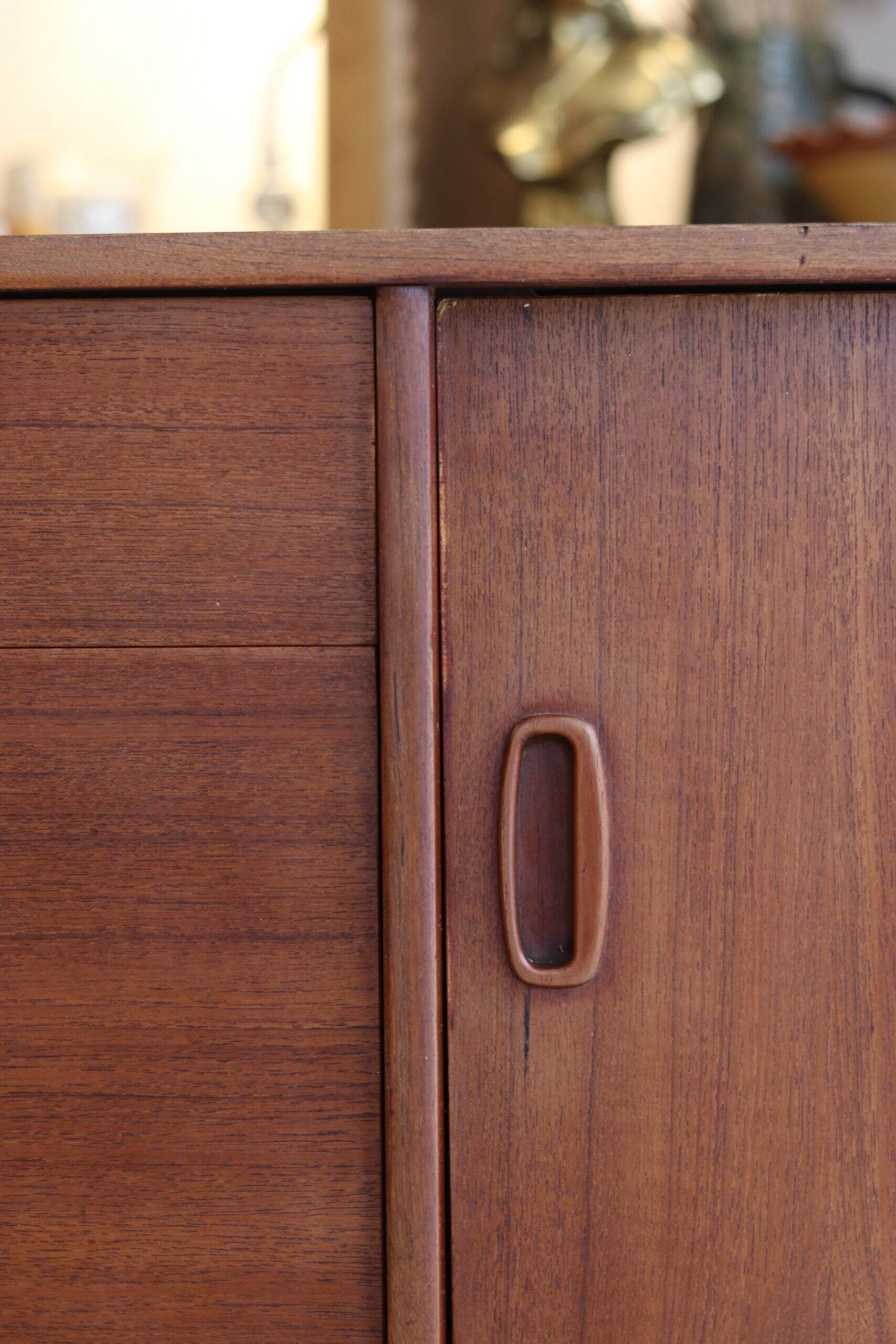 Scandinavian teak enfilade from the 1960s.