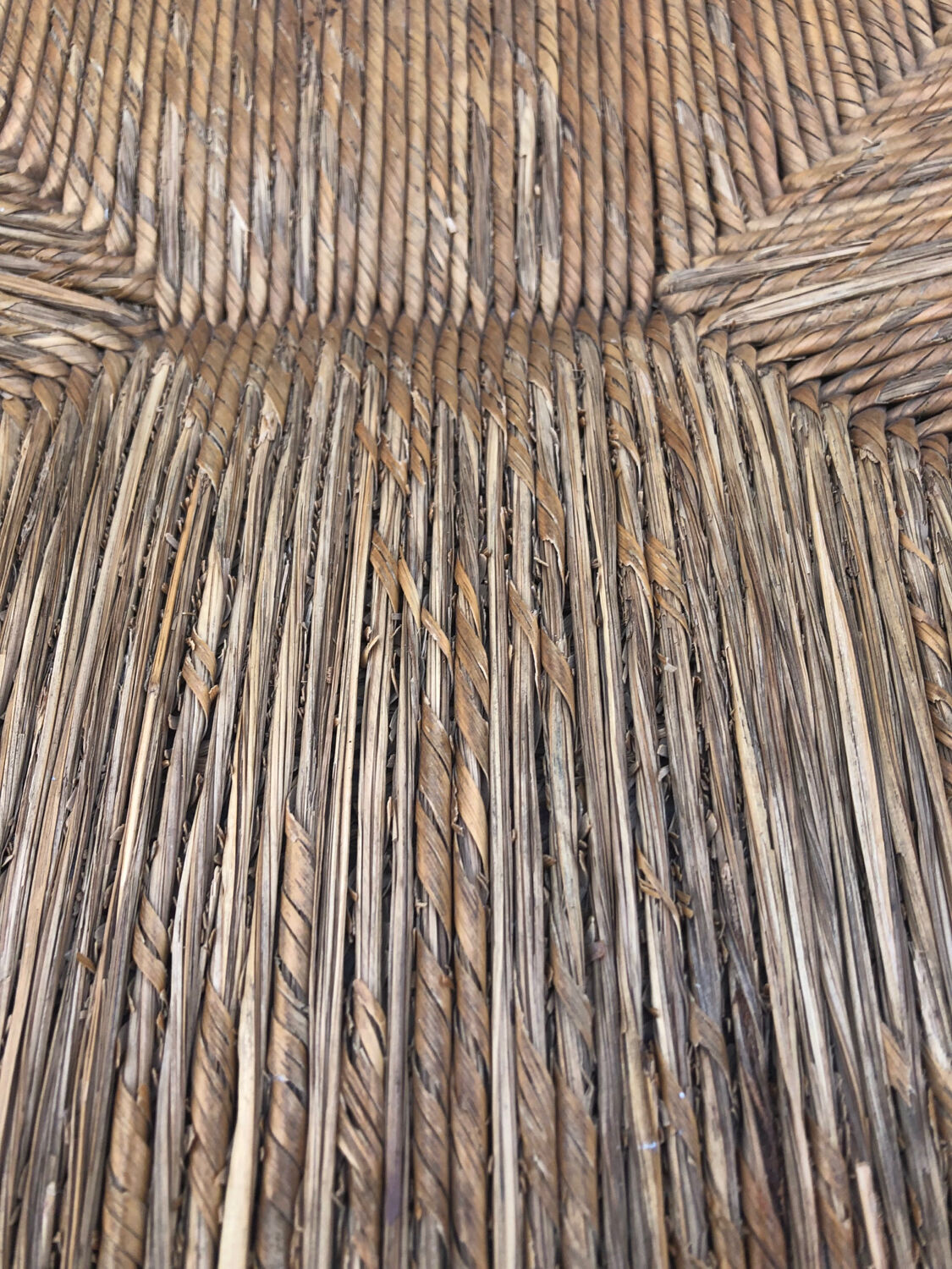 Rattan children's high chair