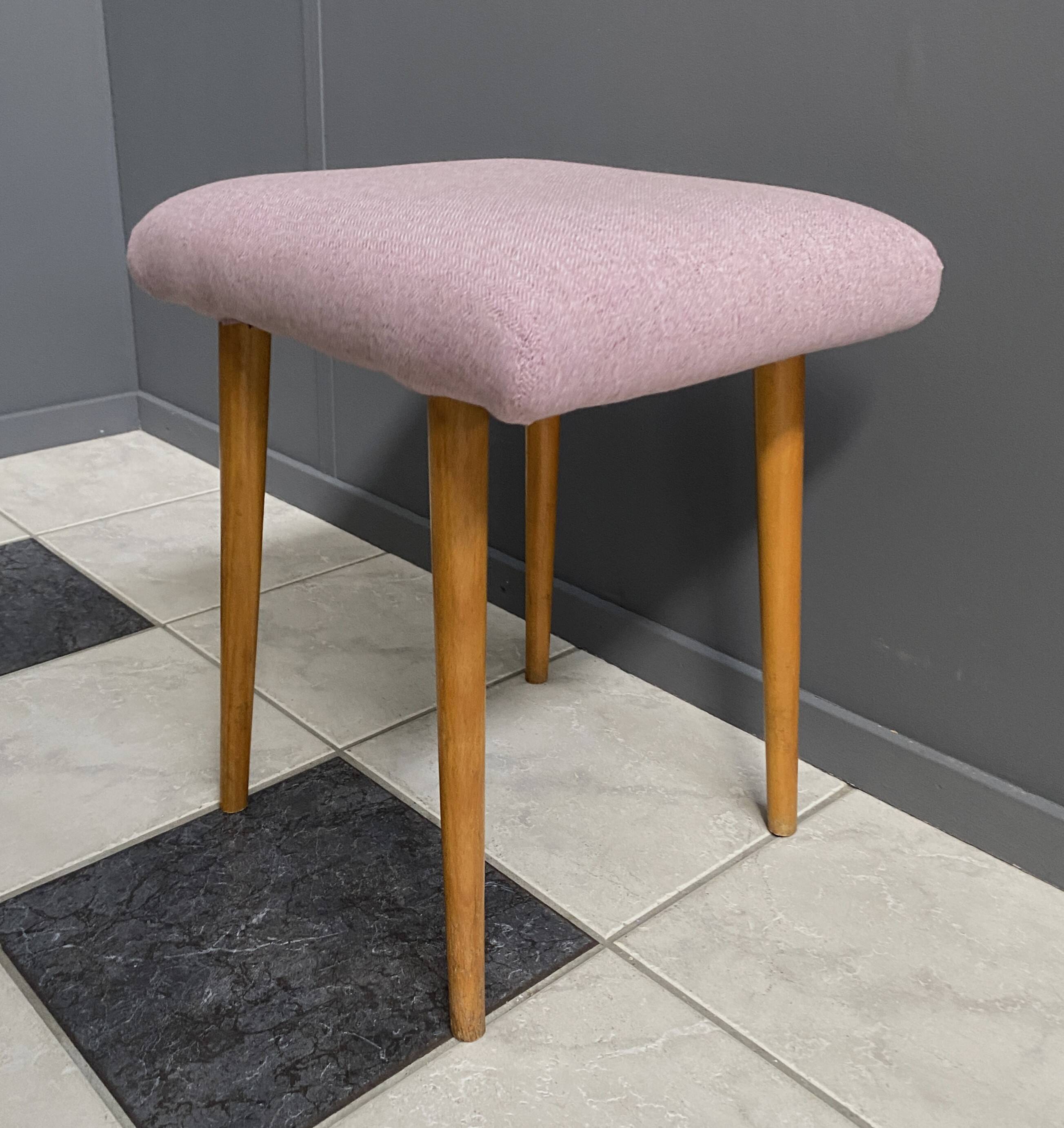 Pink small stool 1970s