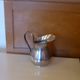 Coffee set in silver metal composed of 3 pitchers, Millan Freres, Paris