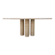 Mario Bellini – Il Colonnato – Italian travertine dining table, ca. 1980