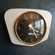 Horloge vintage pendule murale "Mauthe Blanche et Noire"