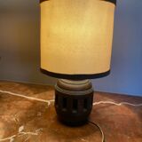 Pair of brutalist bedside lamps