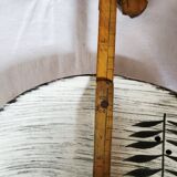 Vintage french 1960s salins tolede - toledo dinner plates black olive