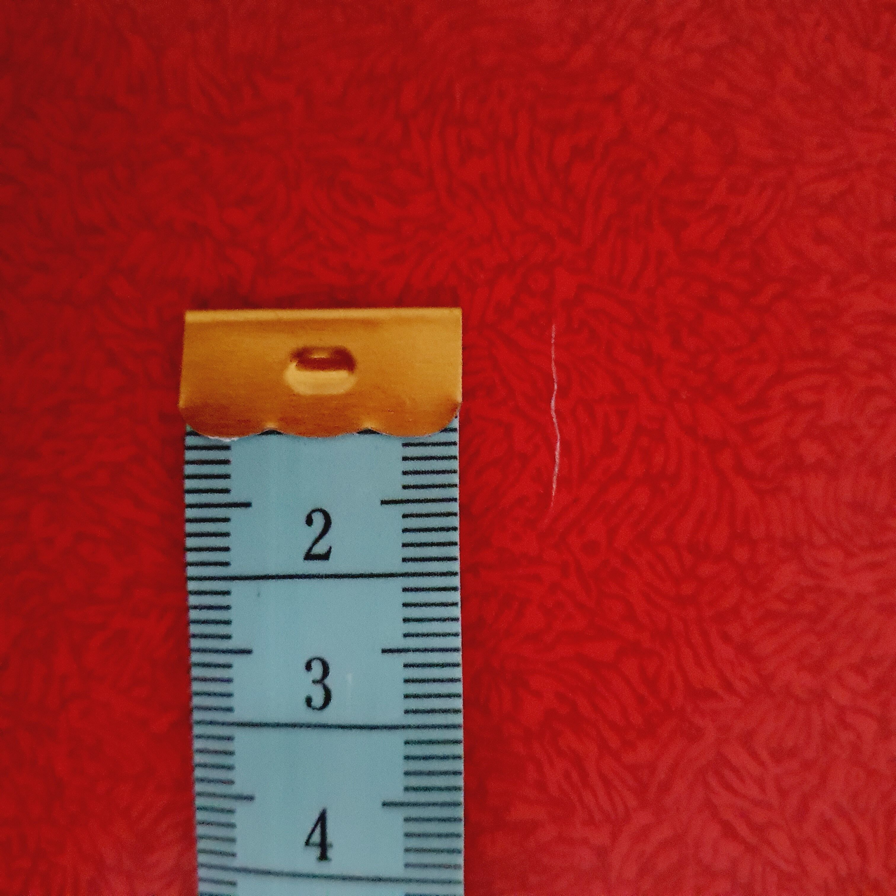 Vintage desk in red formica