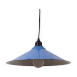 Hanging blue enamelled plate