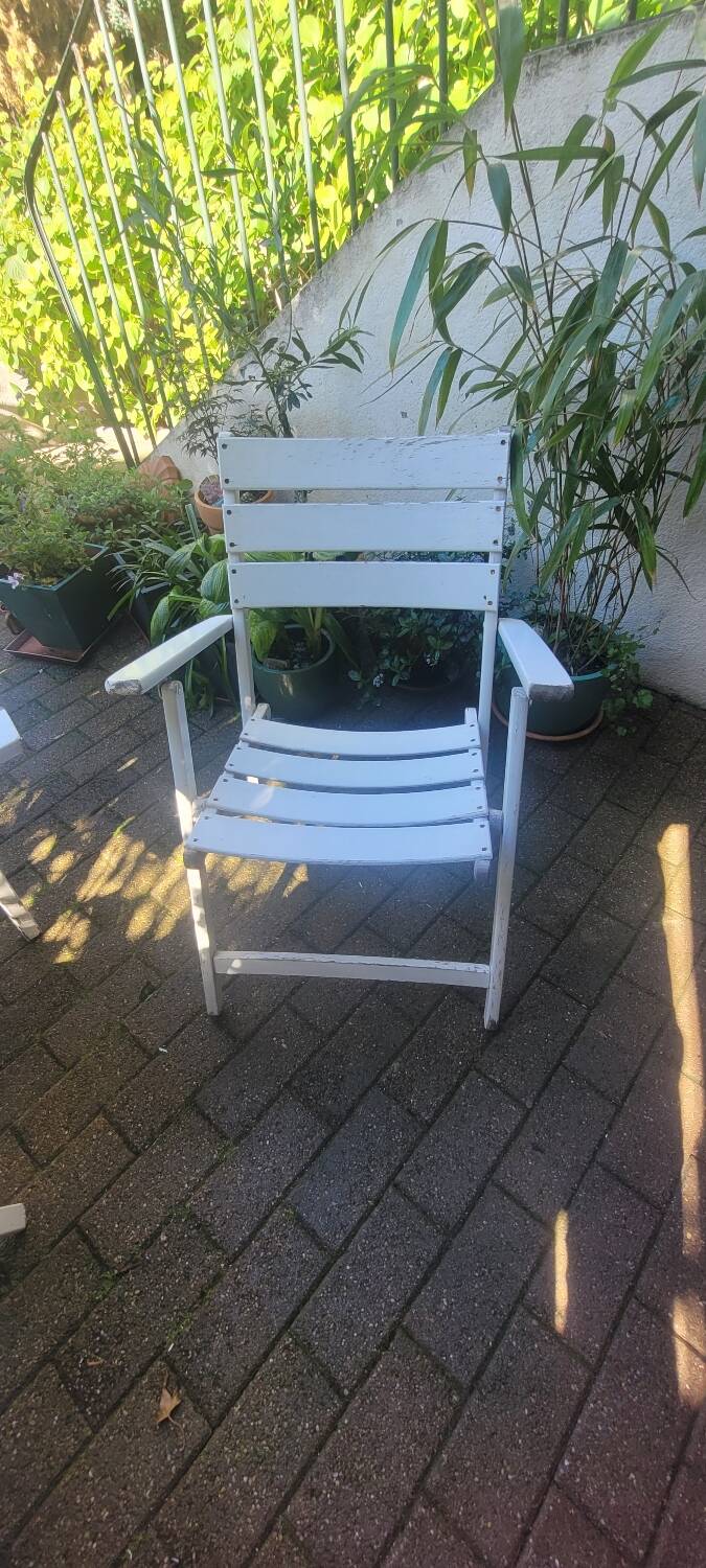 70s wooden garden furniture