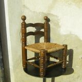 Vintage mulched low chair 1940