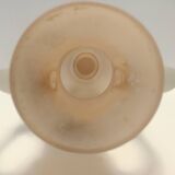 Peach Pink and White Scavo Glass Amphora Vase attr. to Seguso, Italy