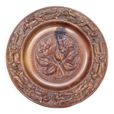 Vintage carved decorative plate
