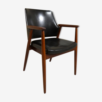 Fauteuil scandinave en teck