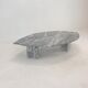 Italian marble leaf shape coffee table, 1980's