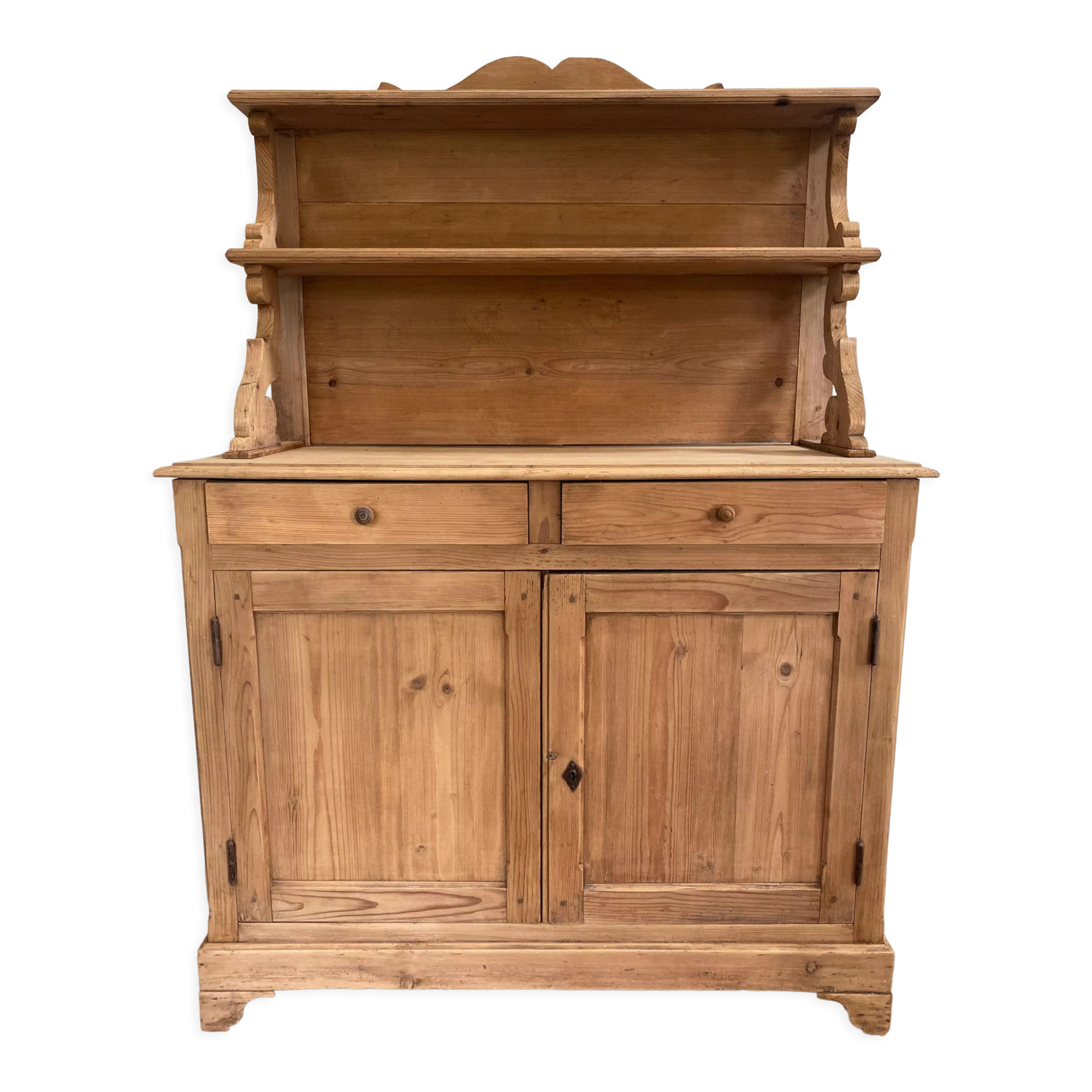 Sideboard old wooden dresser two bodies