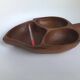 Teak wood carved coupe from the 70s.