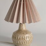 Mid-Century Modern Brown Speckled Stoneware Table Lamp by EGO, Sweden 1960s