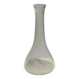 Vase en verre haut à long col, 1950s