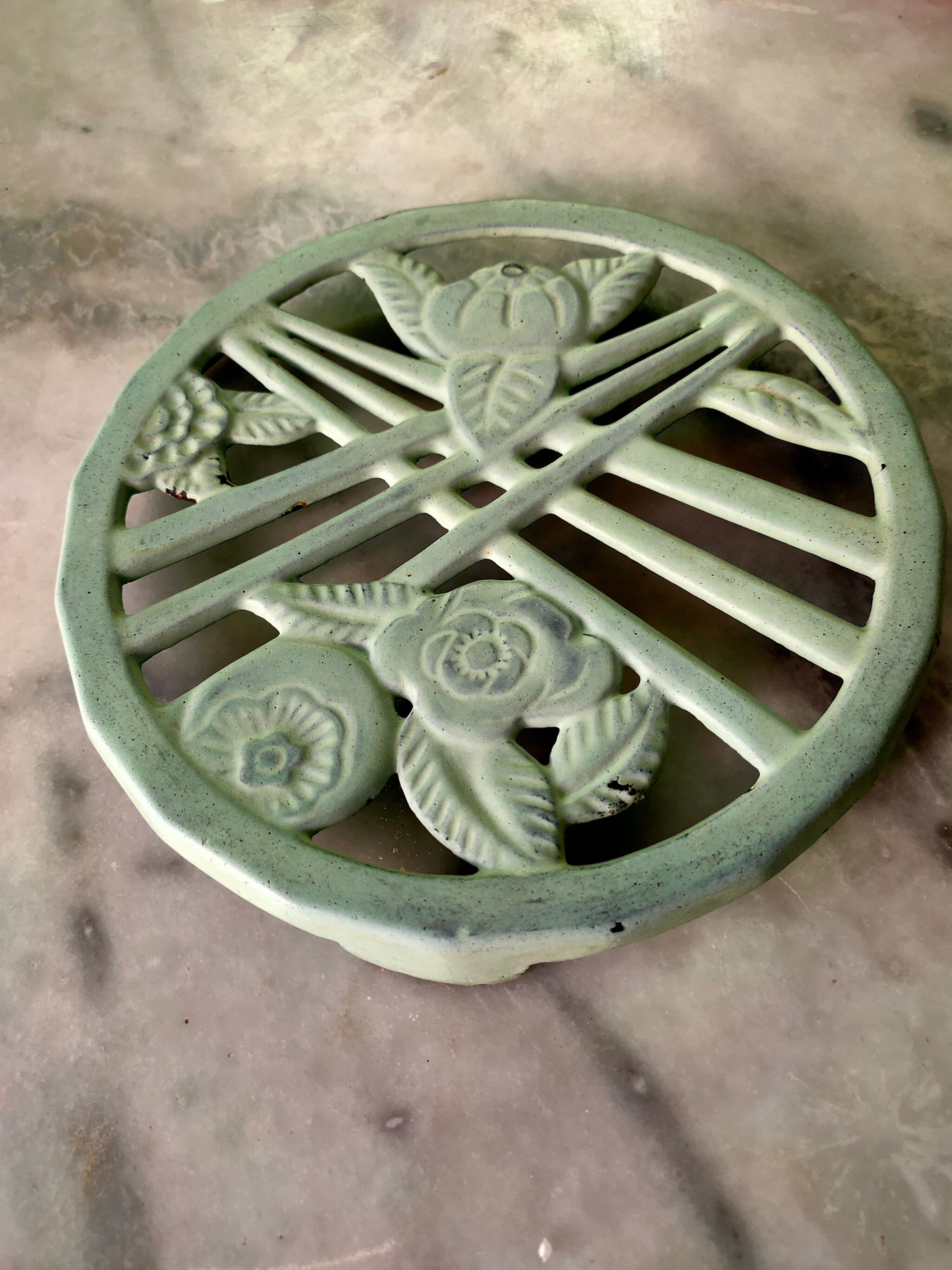 Cast iron underside
