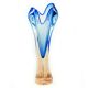 Vase, mid-century modern, glass, designed by J. Hospodka, Czechoslovakia, 1960s