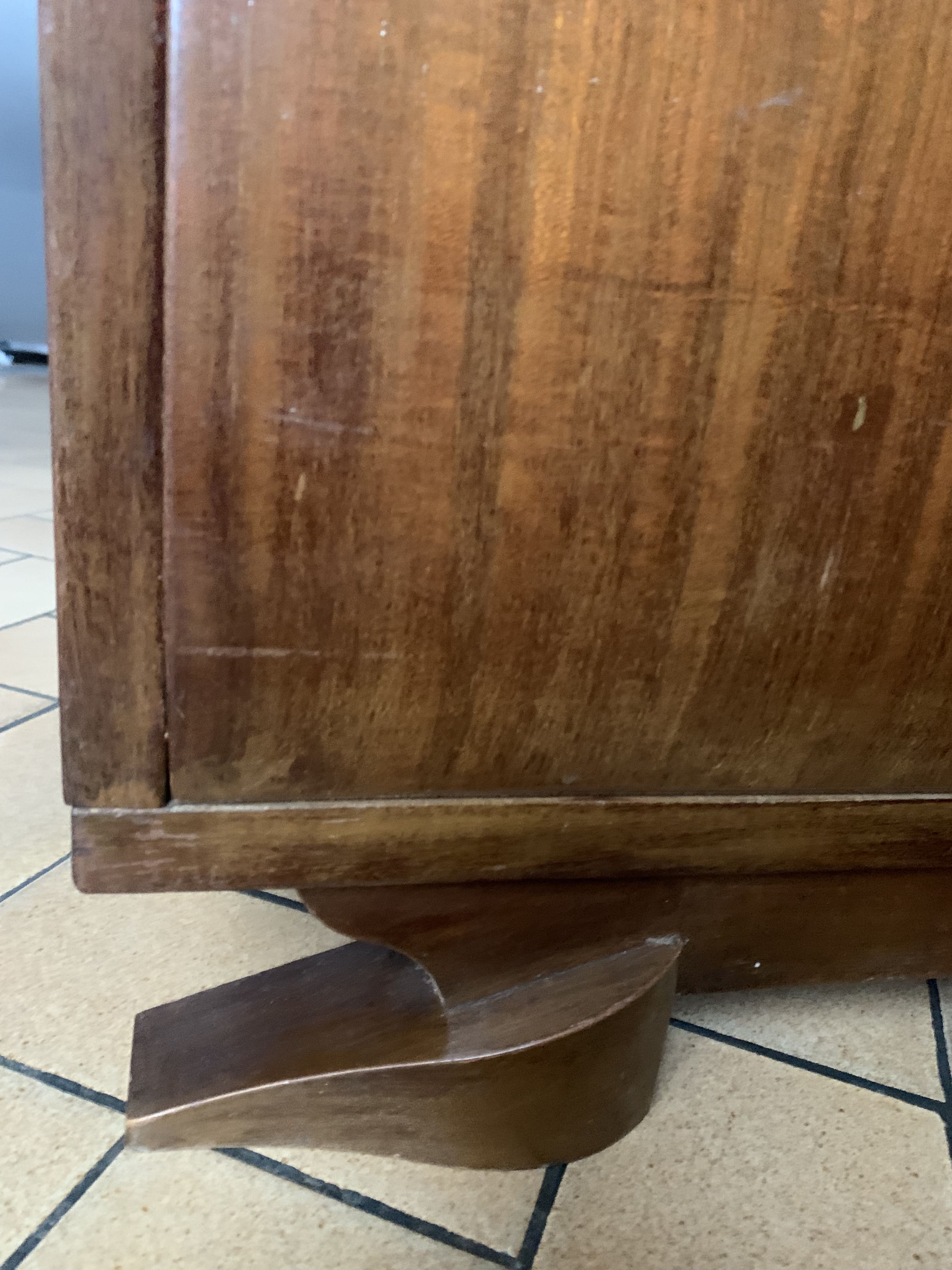 Bedside table storage cabinet