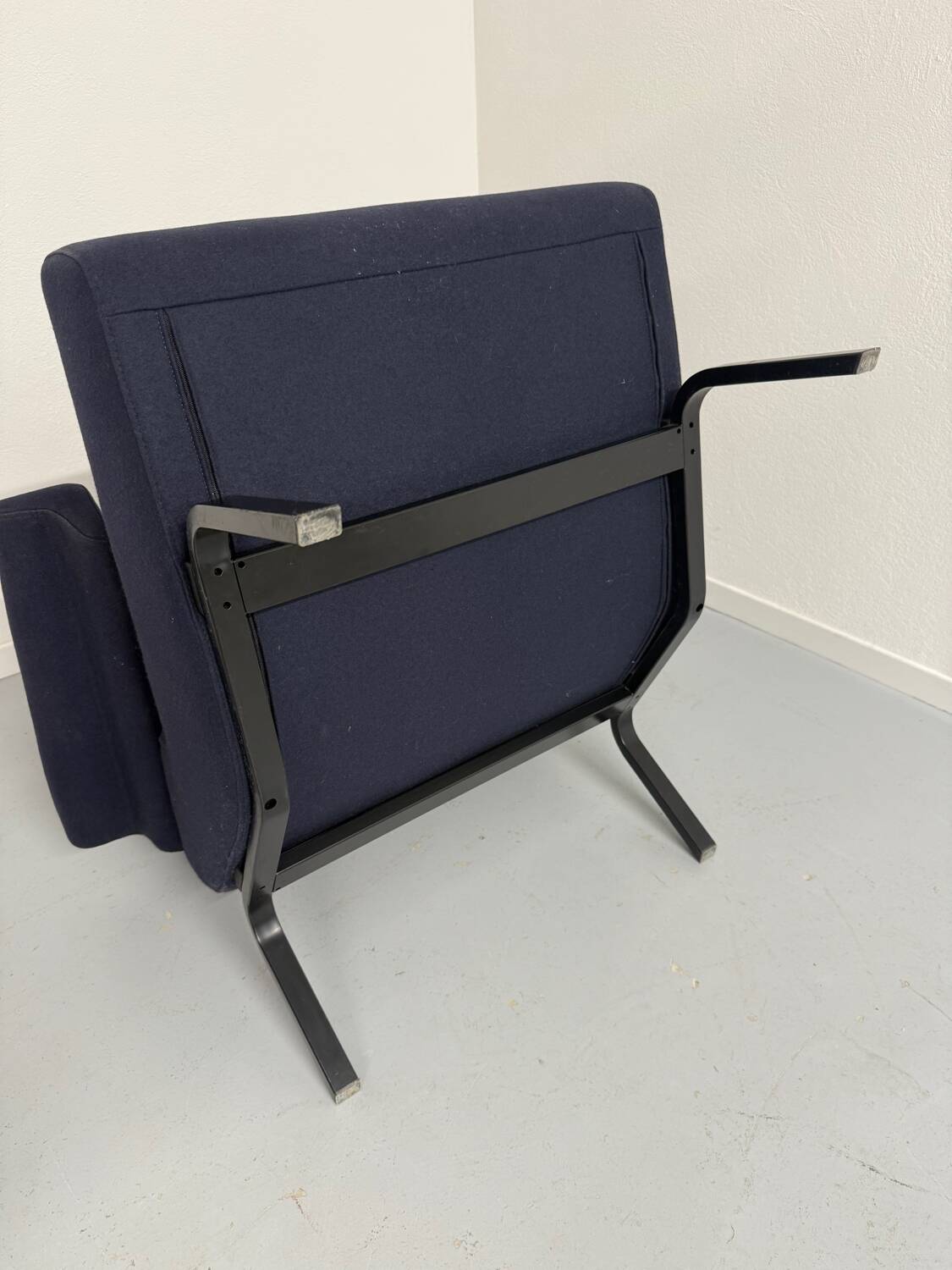 Archi Ligne Roset armchair, Pierre Paulin design, CM 195 HD, vintage blue
