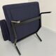 Archi Ligne Roset armchair, Pierre Paulin design, CM 195 HD, vintage blue