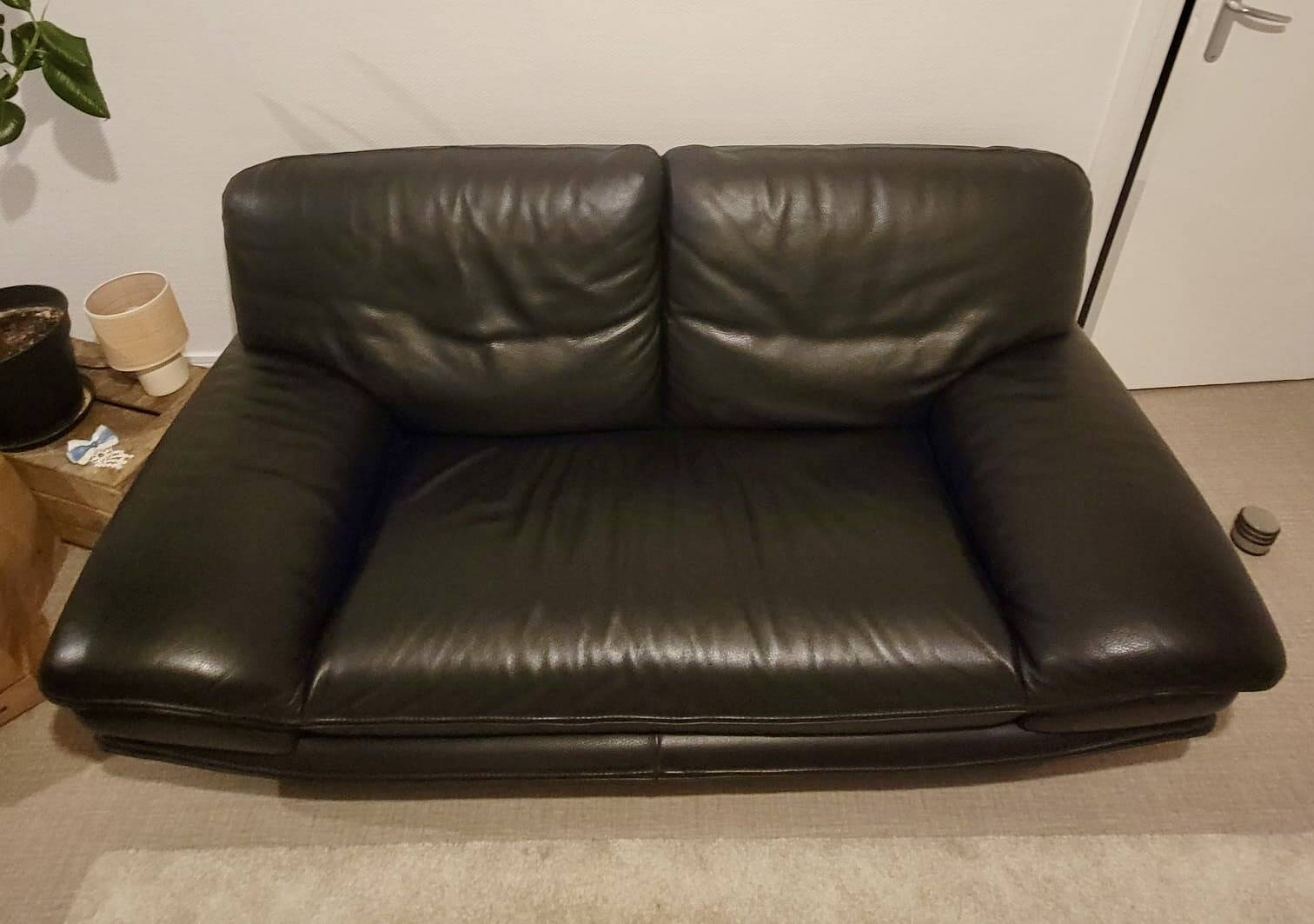 Canapé cuir Roche Bobois très bon état 3 places