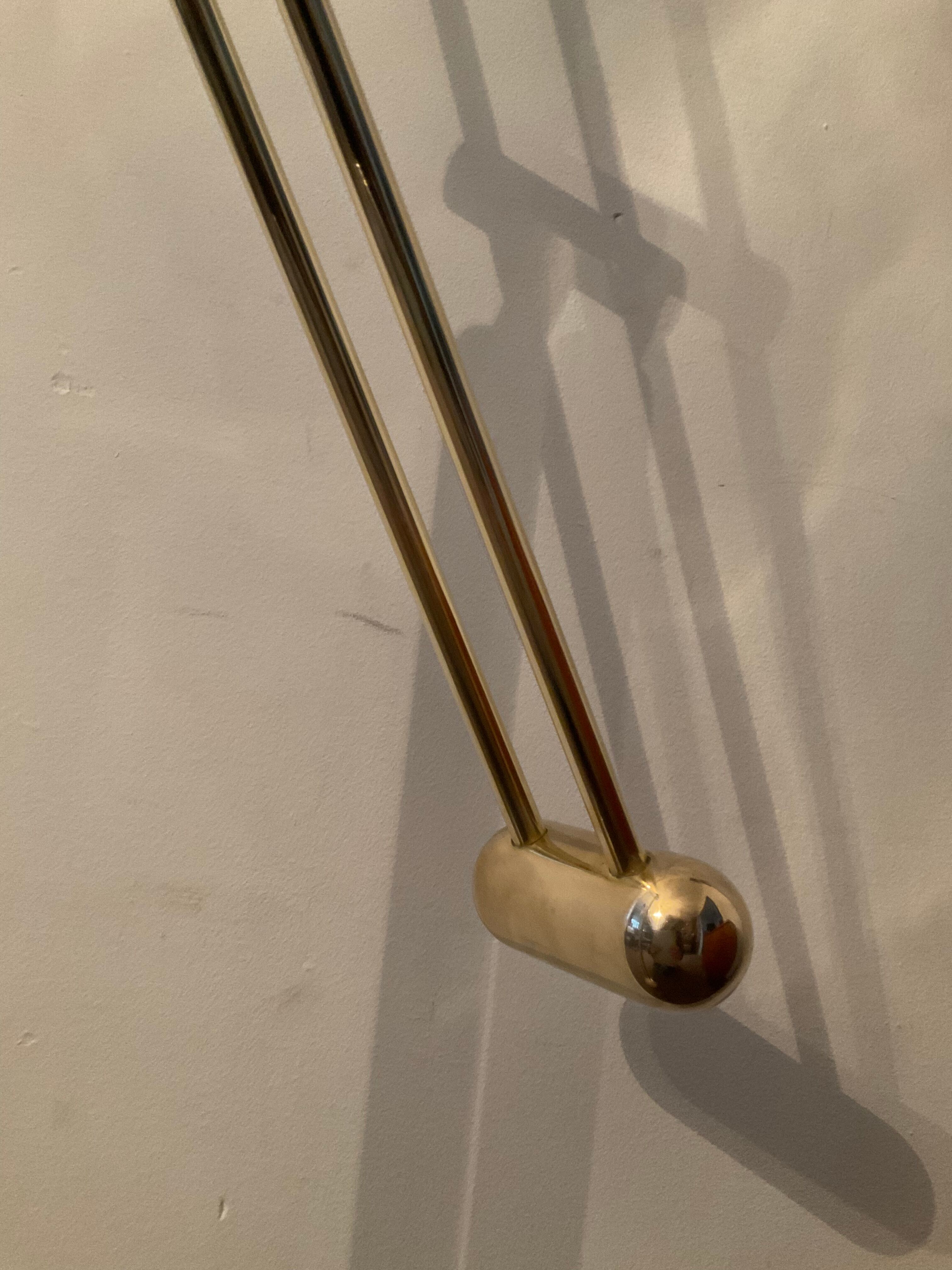 Brass reading lamp 70s