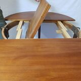 Danish teak dining table with extension cords 1960