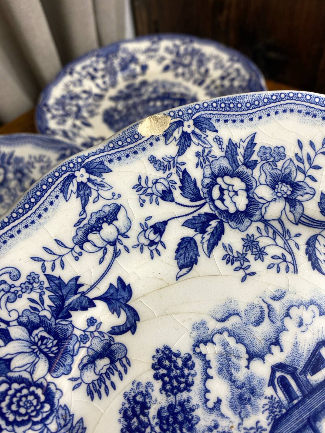 Twelve ironstone plates