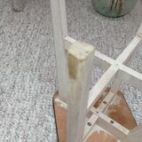 Wooden stool and formica