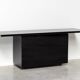 Giotto Stoppino for Acerbis Black Sheraton Sideboard Italy 1980s