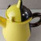 Antique coffee pot / teapot, two-tone ceramic, Luc Lucchesi, from Vallauri