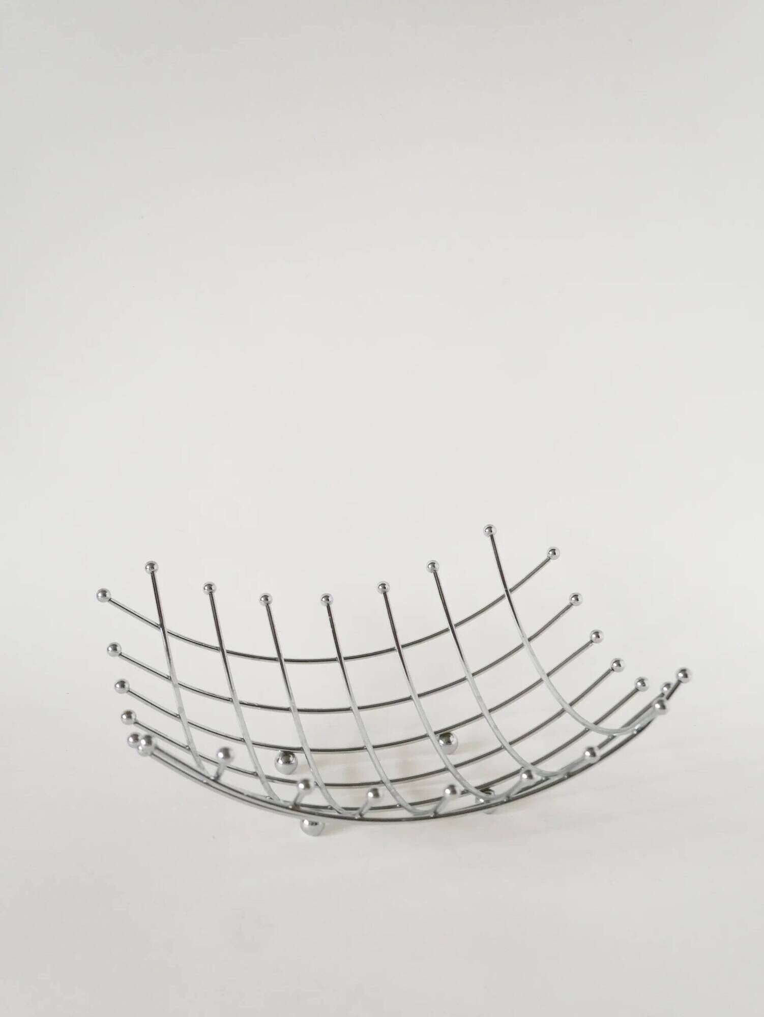 Stainless steel fruit bowl, design, 1980