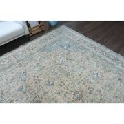 1970s Vintage Persian Handmade Wool Cotton Brown Area Rug 285x388