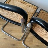 Paire de chaises cesca noire