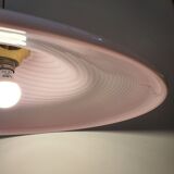 Pink Murano swirl pendant light