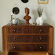 Commode art déco en palissandre et acajou