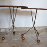 Scandinavian Coffee Table Pair by Albert Larsson Edition Alberts Tibro