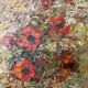 Huile sur toile, Les coquelicots, Charles Chenet