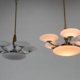 Set of Two Art Nouveau / Art Deco Chandeliers, 1920s