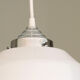 Pendant lamp globe opaline