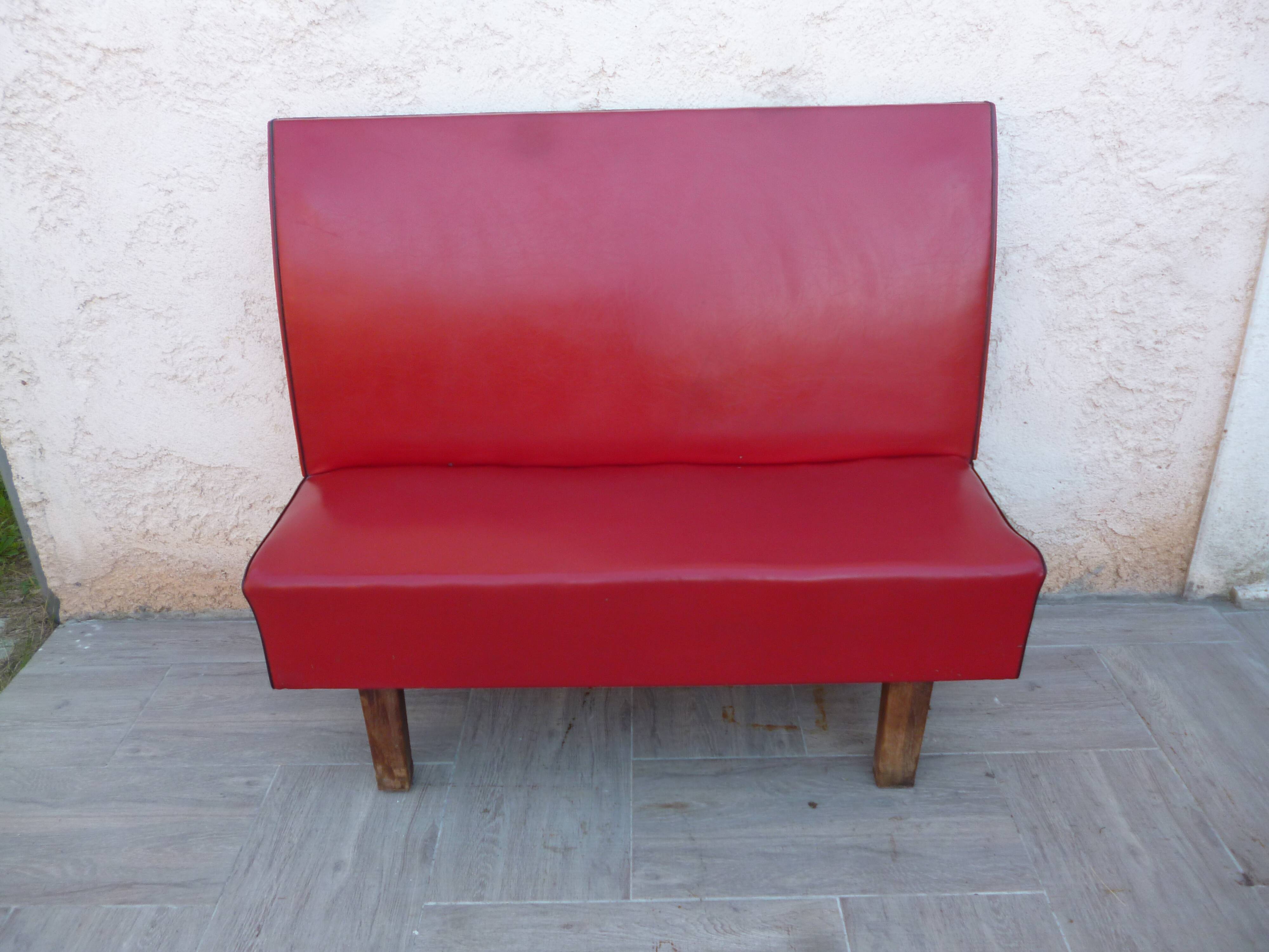 Vintage bistro bench