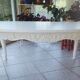 Solid coffee table