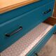Dresser vintage light oak and blue duck