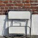 Folding dessert trolley / mid-century service cart in chrome and formica