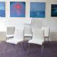 Set of 6 Ligne Roset TV Dining Chairs by Pierre Paulin