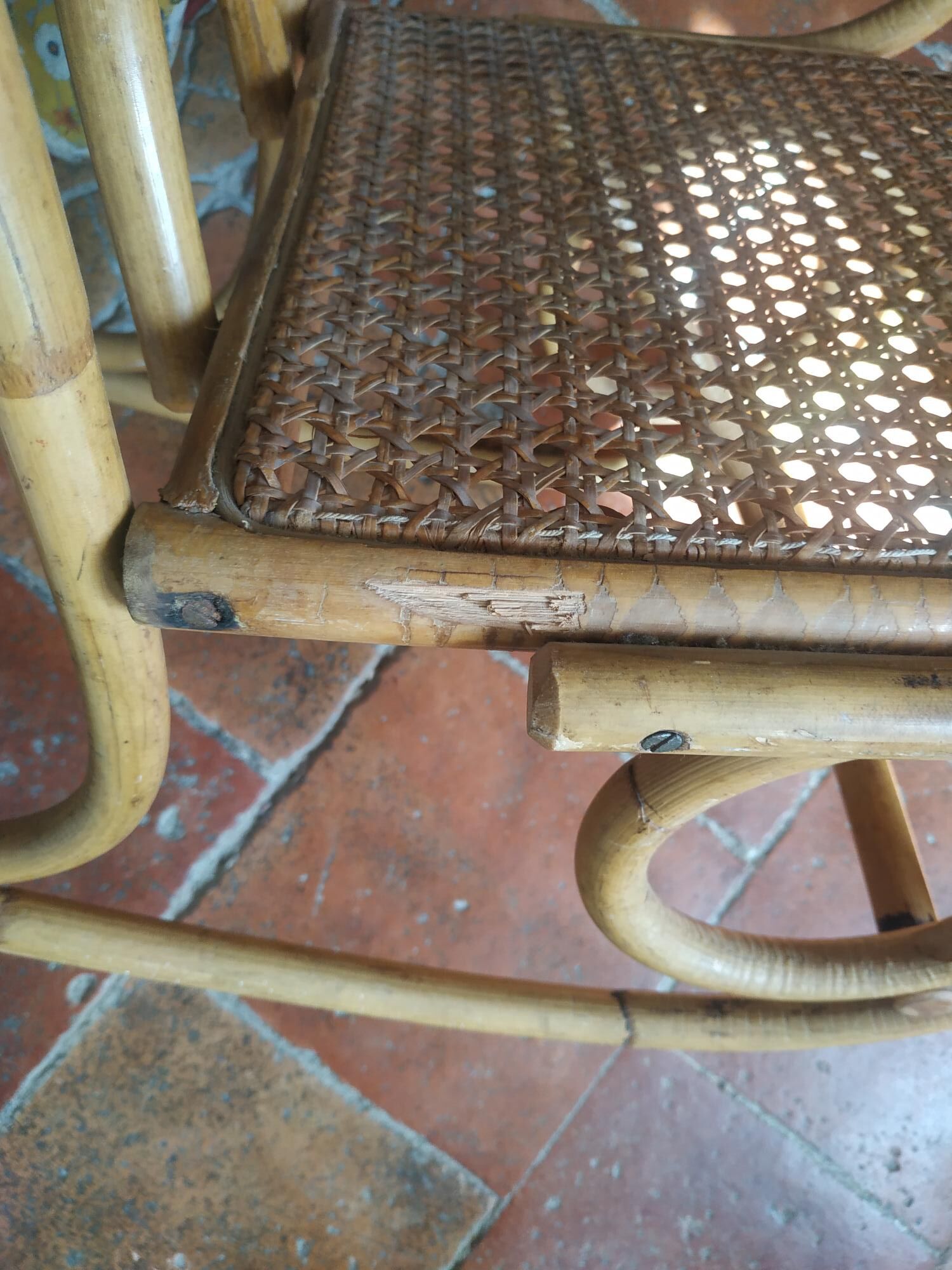 Vintage children's rocking chair