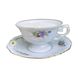 Candle Cup Violet Fleurette, Scent Wood of Provence