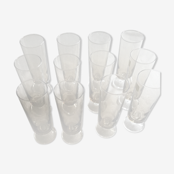 12flutes a champagne model suede at Lumirac in smoked glass