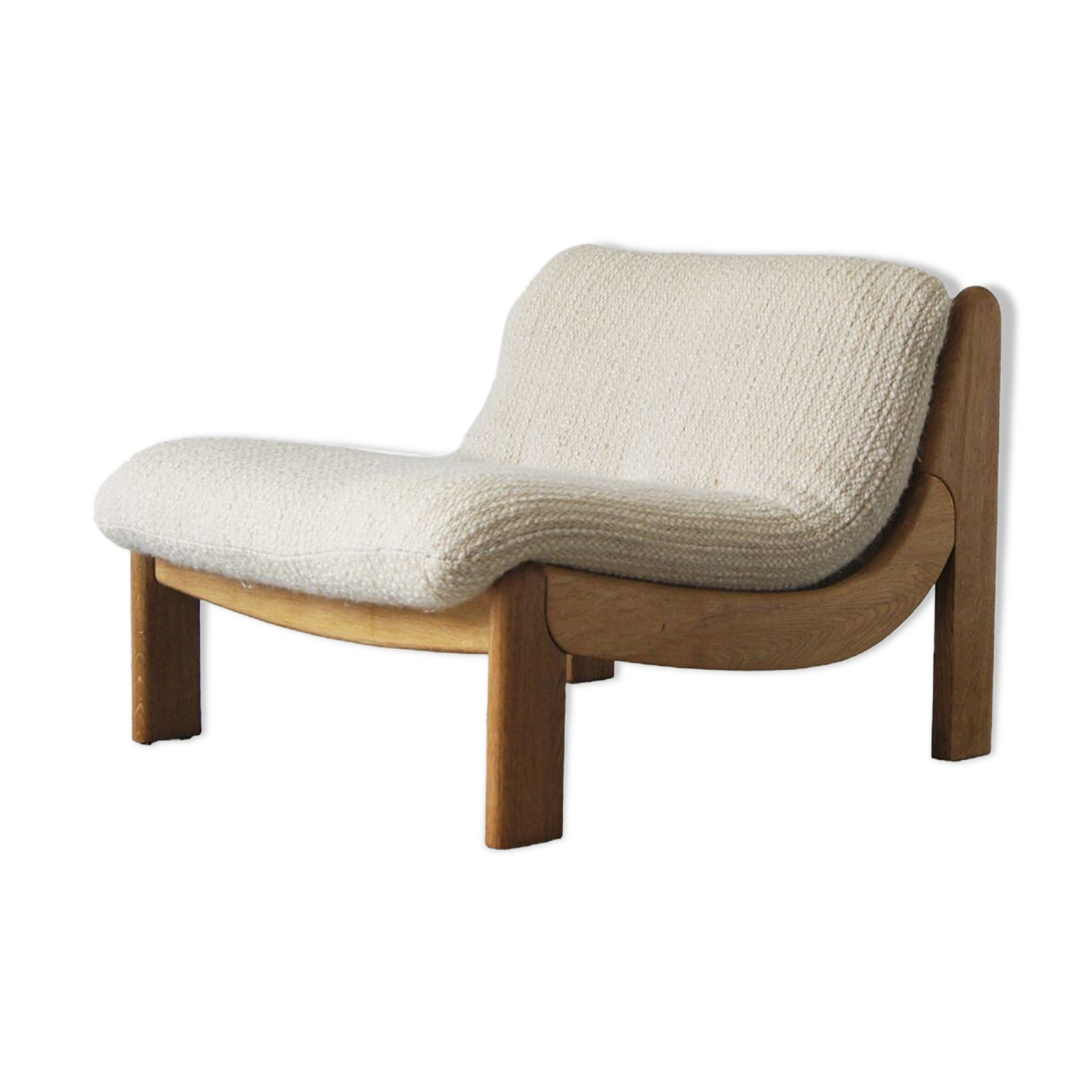 Scandinavian Brutalist Lounge Chair